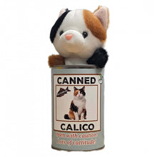 Load image into Gallery viewer, Snickerdoodle the Canned Calico Cat - Tigertree
