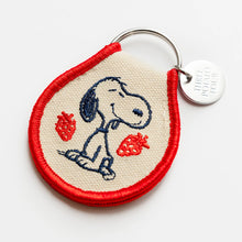 Load image into Gallery viewer, Snoopy Strawberry Patch Keychain - Tigertree
