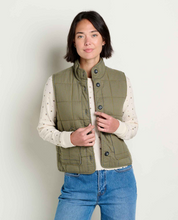Load image into Gallery viewer, Manzana Quilted Vest - Green Moss Pattern
