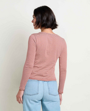 Load image into Gallery viewer, Rosalie Square Neck Longsleeve - Campfire Pattern
