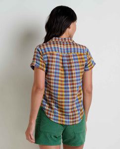 Camp Cove SS Shirt - Umber Plaid