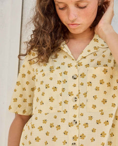 Fletcher SS Shirt - Barley Floral