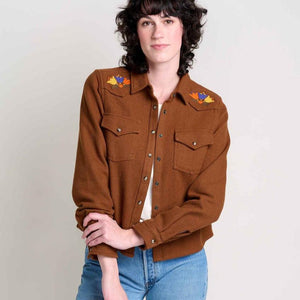 Conifer Western Shirt - Dark Roast