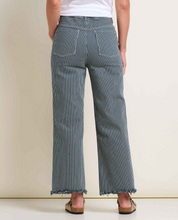 Load image into Gallery viewer, Balsam Cutoff Jean - Midnight Stripe
