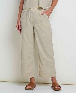 Taj Hemp Wide Leg Pants- Barley Railroad