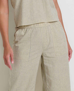 Taj Hemp Wide Leg Pants- Barley Railroad