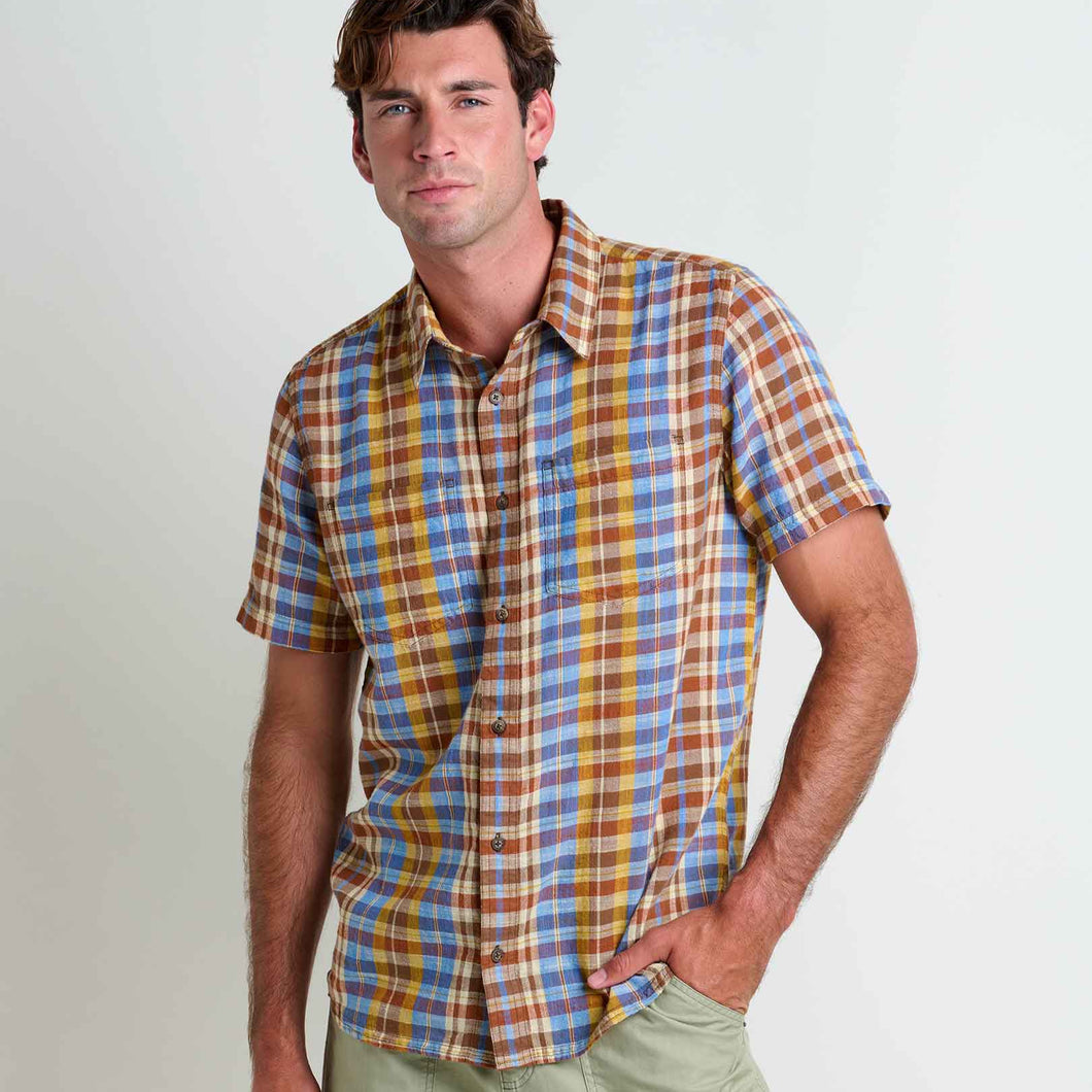 Salton SS Shirt - Umber Plaid - Tigertree