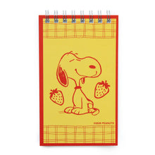 Load image into Gallery viewer, Snoopy Strawberry Mini Notebook
