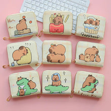 Load image into Gallery viewer, Capybara Zipper Wallet
