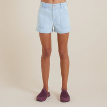 Load image into Gallery viewer, Highway Shorts- Light Bleached Denim
