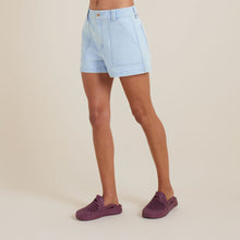 Load image into Gallery viewer, Highway Shorts- Light Bleached Denim
