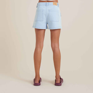 Highway Shorts- Light Bleached Denim