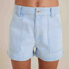 Load image into Gallery viewer, Highway Shorts- Light Bleached Denim
