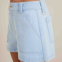 Load image into Gallery viewer, Highway Shorts- Light Bleached Denim
