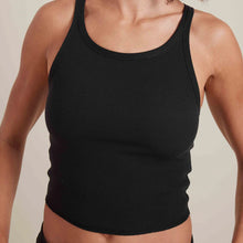 Load image into Gallery viewer, Wind Worn Tank Black - Tigertree
