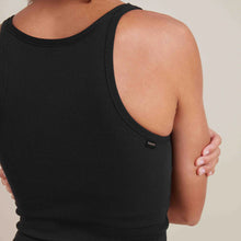 Load image into Gallery viewer, Wind Worn Tank Black - Tigertree
