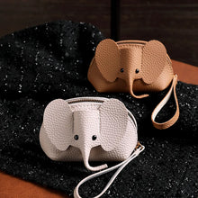 Load image into Gallery viewer, Elephant Zipper Change Purse
