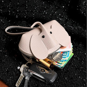 Elephant Zipper Change Purse