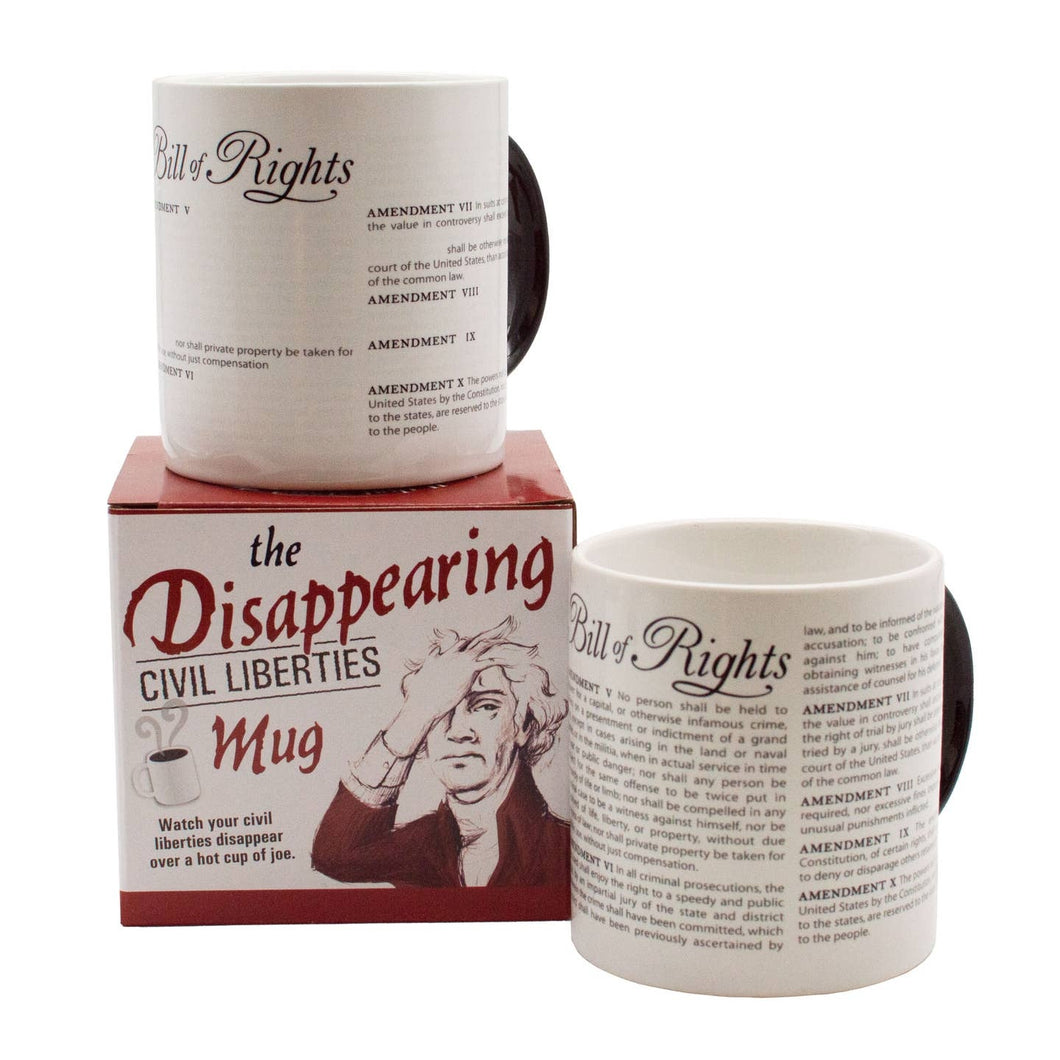 Disappearing Civil Liberties Heat-Changing Mug