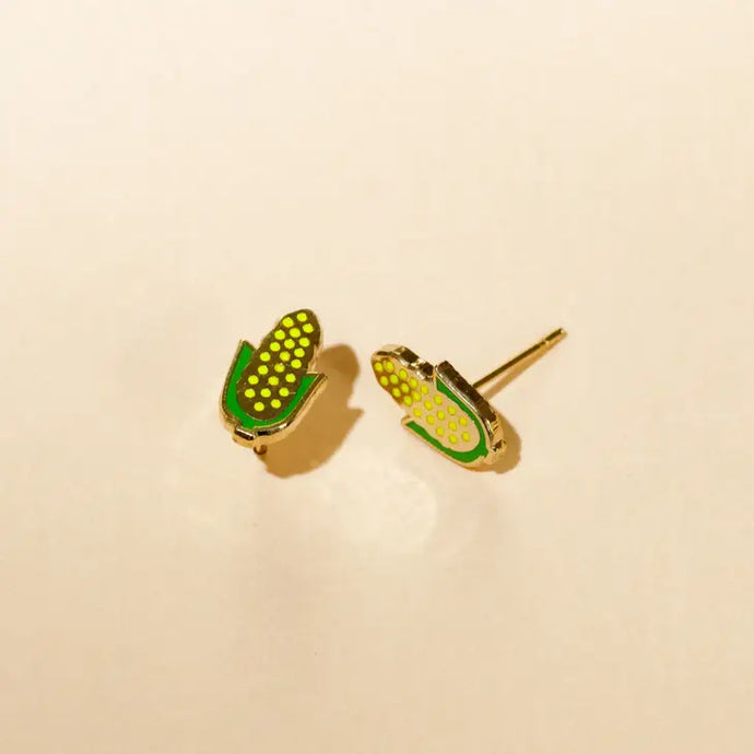 Corn Post Earrings - Tigertree