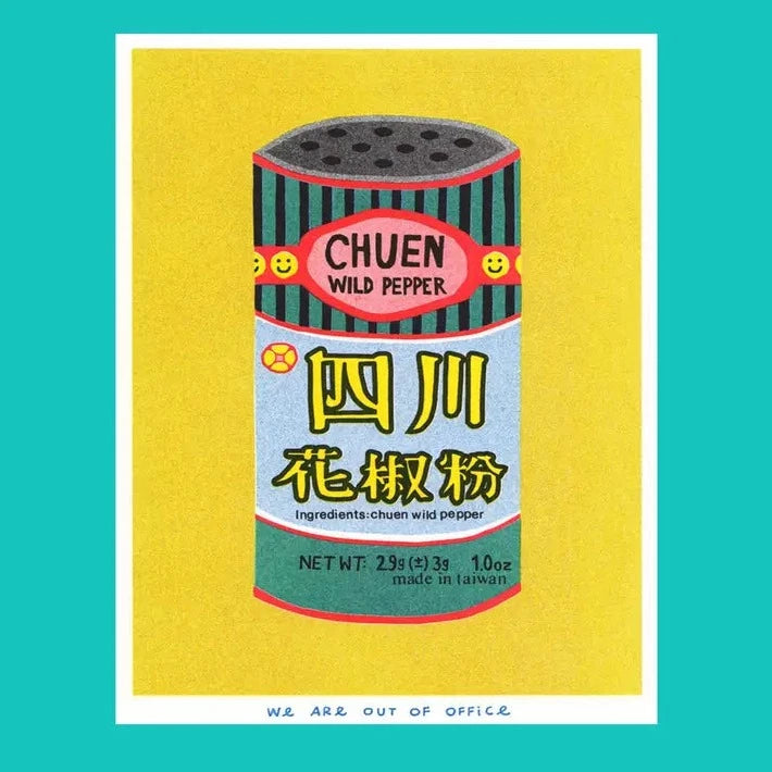 Tin of Chuen Pepper Print - Tigertree
