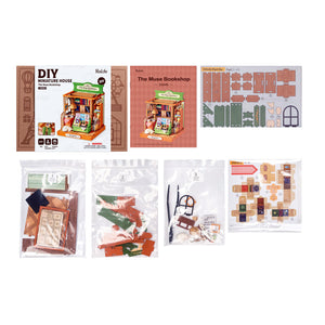 DIY Mini House Kit: Muse Bookshop