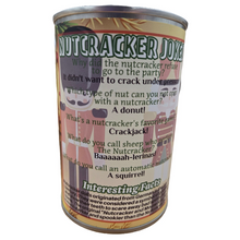 Load image into Gallery viewer, Cornelius the Canned Nutcracker
