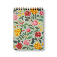 Roses Large Top Spiral Notebook - Tigertree