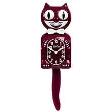 Load image into Gallery viewer, Kit Cat Clock- Colors Ruby Red
