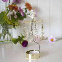 Load image into Gallery viewer, Flora Gold Rotary Candleholder
