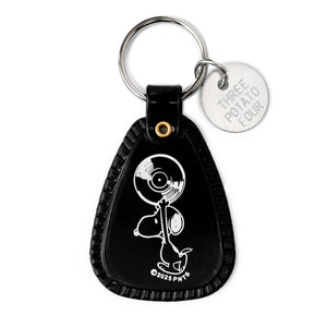 Snoopy Record Saddle Keychain