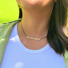 Load image into Gallery viewer, Unhinged Nameplate Necklace
