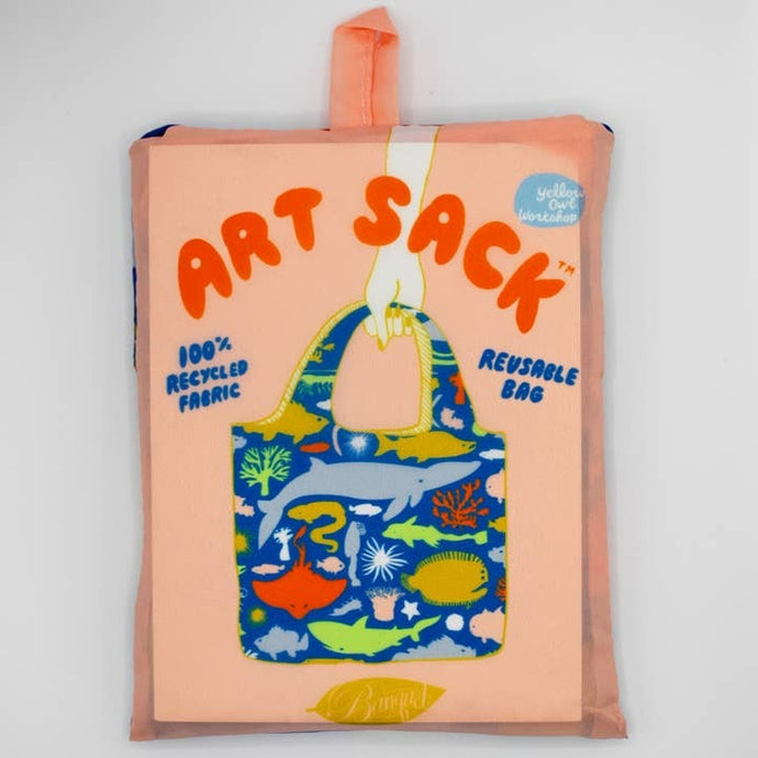 Sea Animals Art Sack - Reusable Tote Bag - Tigertree