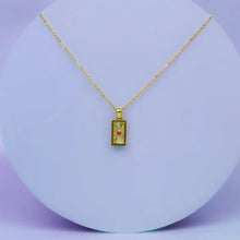 Load image into Gallery viewer, The Lovers Tarot Card Necklace
