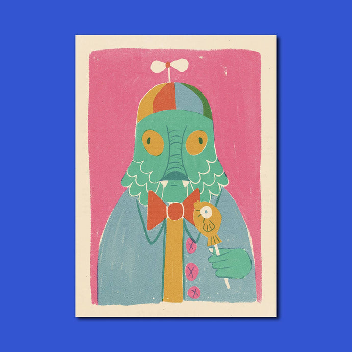 Silly Snack II Mini Art Print- 5