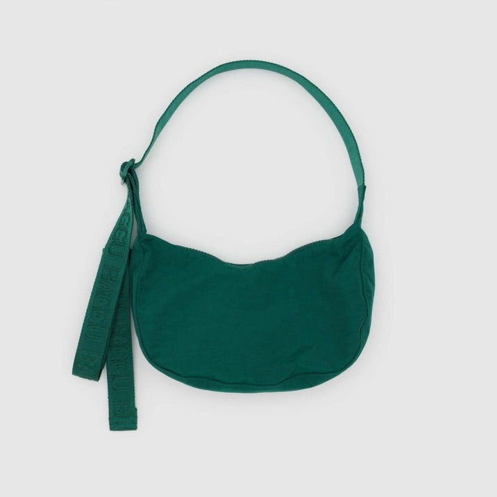 Small Nylon Crescent Bag - Cypress