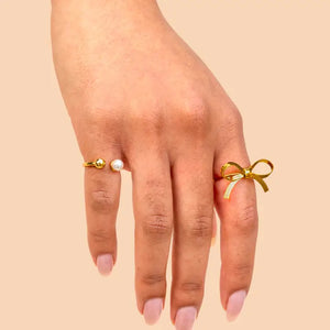 The Bow is Mine Ring-18K Gold Plated