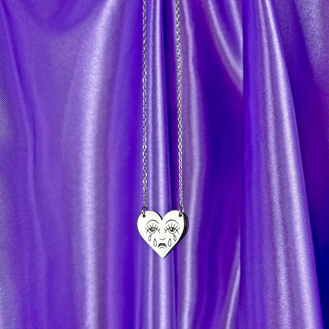 Crying Heart Necklace - Tigertree