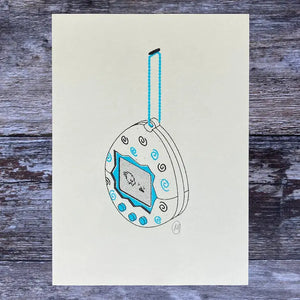 Tamagotchi Risograph - Tigertree