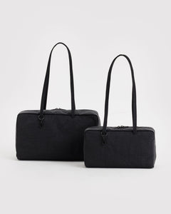 Medium Nylon Bowler Bag- Western Applique