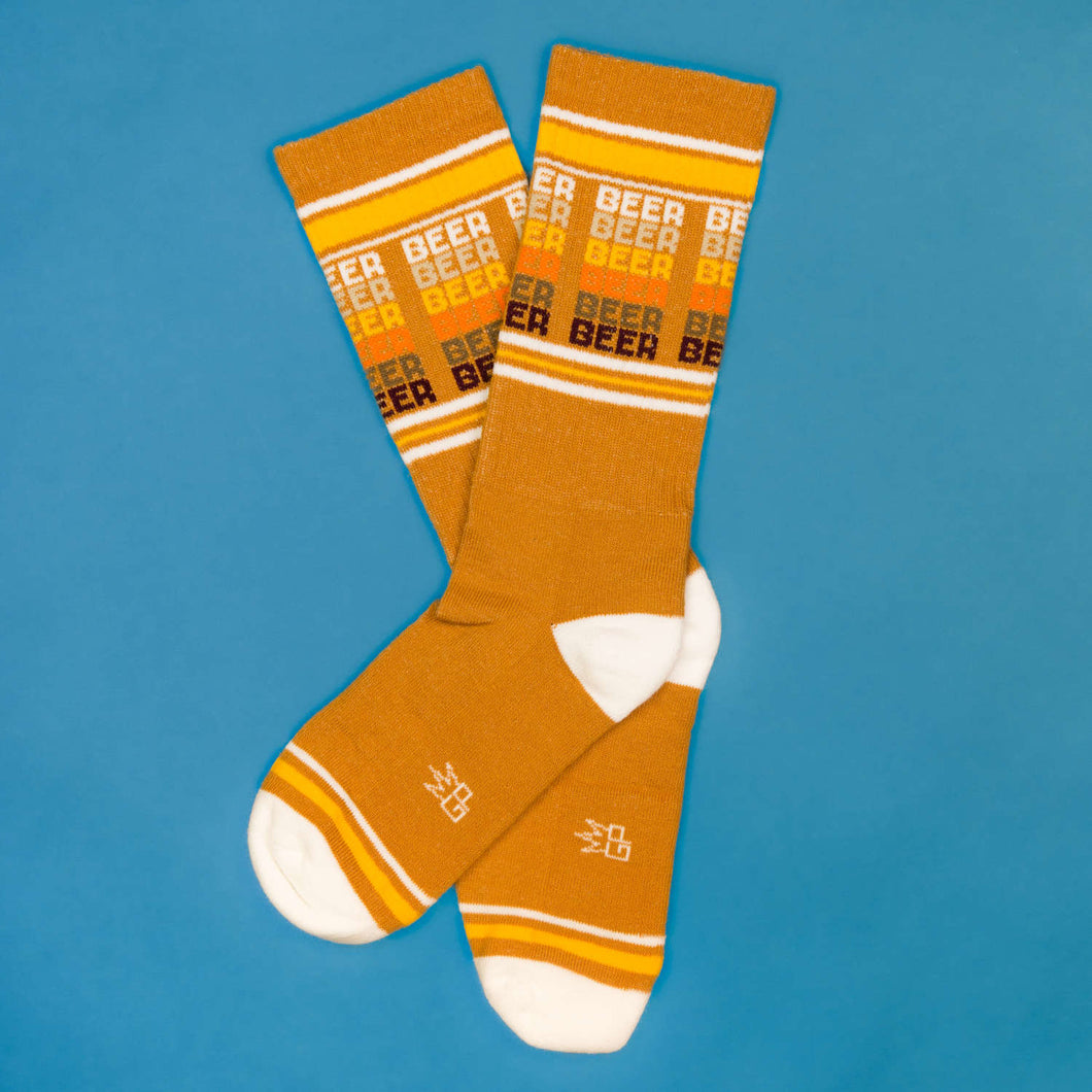 Beer Gym Crew Socks