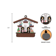 Load image into Gallery viewer, Thermometer Cuckoo Clock Magnet - Tigertree
