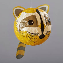 Load image into Gallery viewer, Raccoon Japanese Paper Balloon Card
