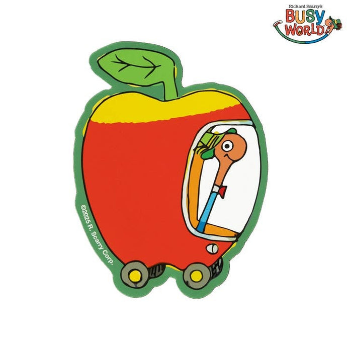 Richard Scarry Apple Car Magnet - Tigertree
