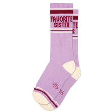 Load image into Gallery viewer, Favorite Sister Gym Crew Socks - Tigertree
