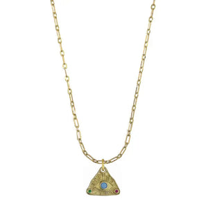 Seeing Pyramid Necklace