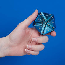 Load image into Gallery viewer, Geode Chrome Pyramids Magnetic Fidget Set-
