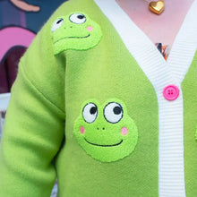 Load image into Gallery viewer, Friendly Frog Cardigan
