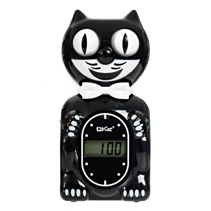 Solar Kit Cat Digital Alarm Clock