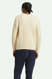 Classic Fisherman Sweater - Oatmeal